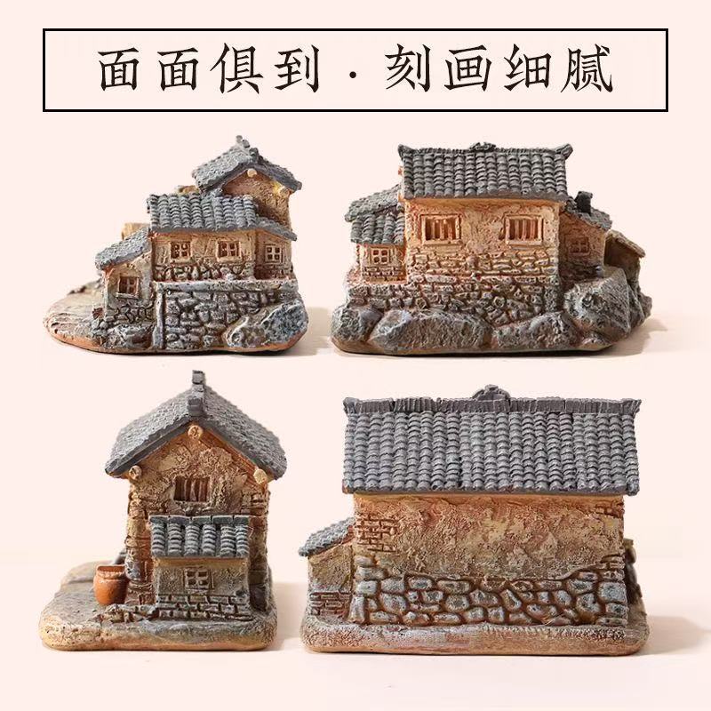 مجسم منزل ريفي صيني قديم، نموذ - مراجعة Bonsai Garden China وسعره