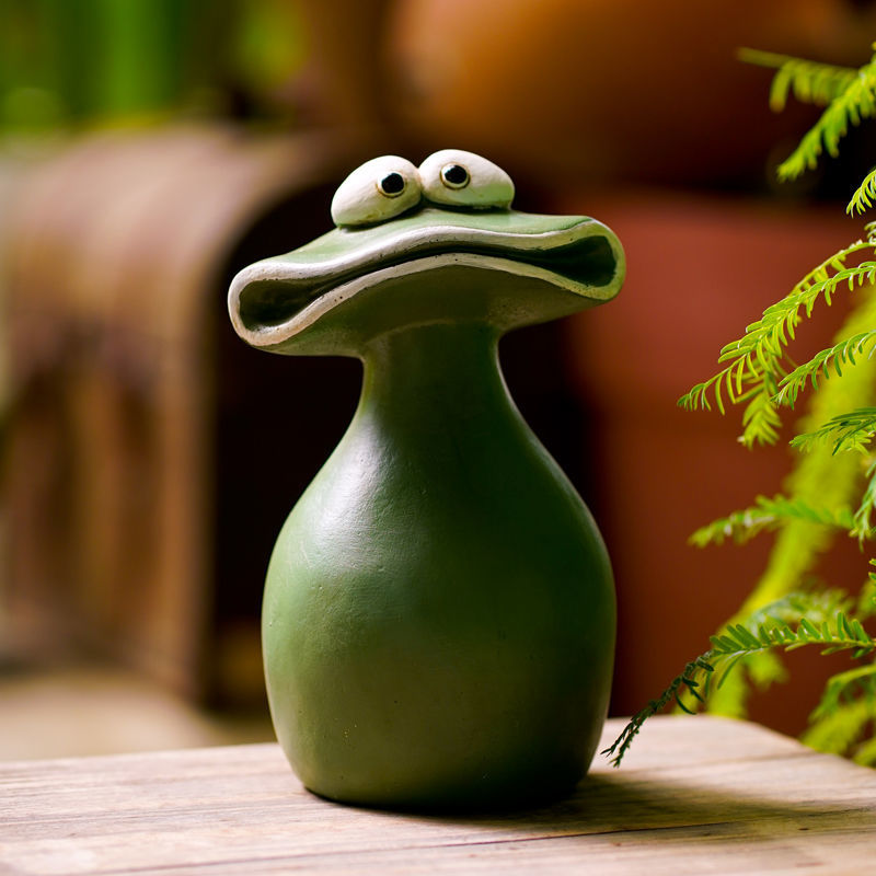 الكرتون كبير الفم الضفدع حديقة - مراجعة Bonsai Garden China وسعره